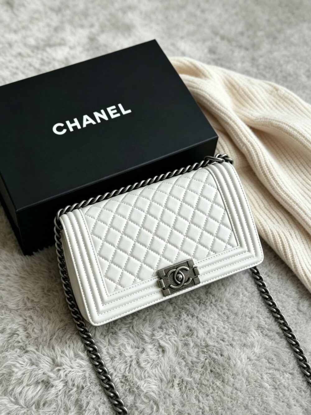 Chanel Boy Medium in Quilted
